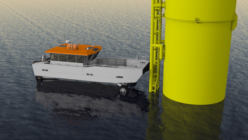 Amphibienschiff Offshore Windpark Scroby Sands 2022