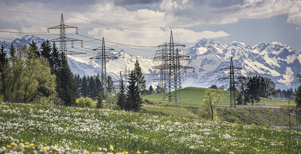 Stromnetz Allgäu Berge