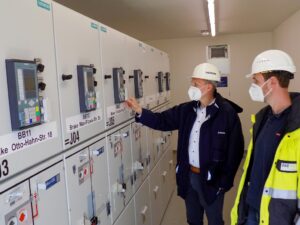 Mittelspannungsschaltanlage Brake EWE Netz Siemens