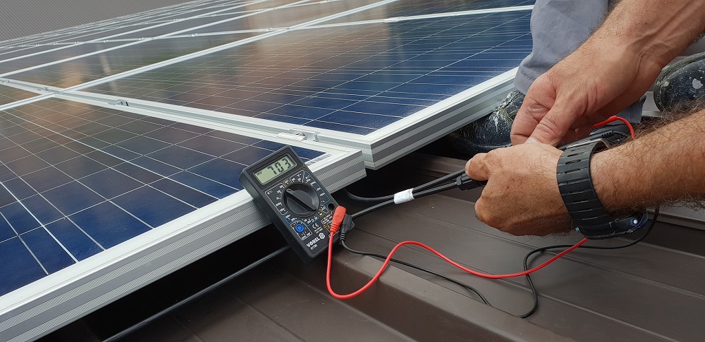 Pruefmessung-PV-Module