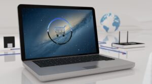 E Commerce laptop