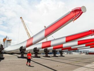 Rotorblatt-Siemens-Windpark Kaskasi