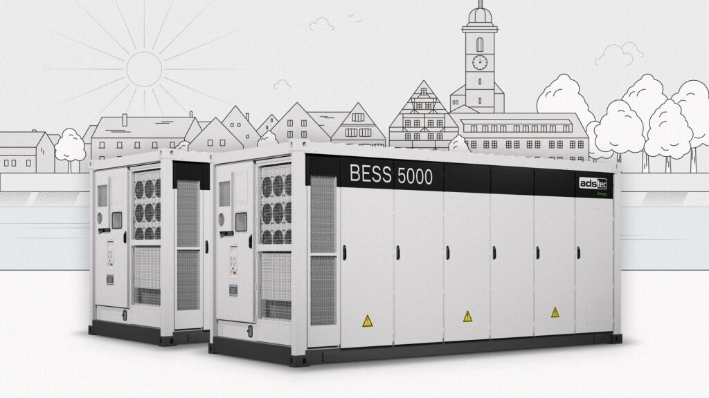 In Nürtingen kommt das Batteriespeichersystem BESS 5000 der ADS-TEC Energy zum Einsatz. (BIld: ADS-TEC Energy)