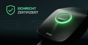 Mit der erfolgreichen Eichrecht-Zertifizierung ist die Ladelösung nun für den kommerziellen Einsatz in Deutschland und Österreich zugelassen. Bild: EVBox GmbH