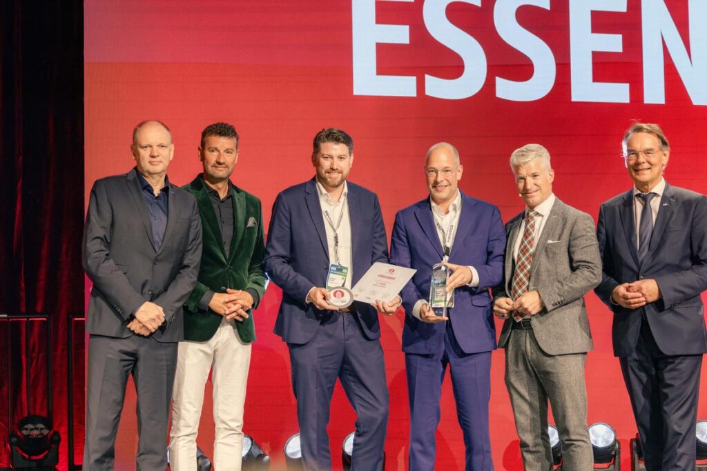 Die Stadtwerke Essen belegten mit ihrer Plattform KUBIKS den zweiten Platz. (Bild: VKU/Tim Goger)