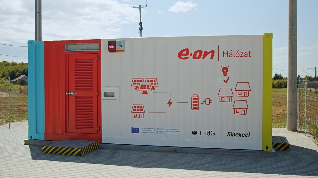 Mobiler Energiespeicher Eon in Ungarn