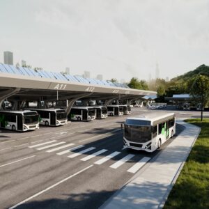 Die KI-gestützte Lösung Depot360 ist Teil der digitalen Business-Plattform Siemens Xcelerator und erfüllt die betrieblichen Anforderungen großer E-Busflotten. Sie ermöglicht datengestützte Entscheidungen zur Senkung der Energiekosten, Reduzierung der Kosten pro Kilometer und Erhöhung der Streckenabwicklungsrate. (Bild: Siemens Smart Infrastructure SI) 