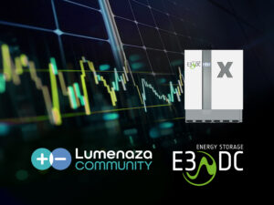 Lumenaza und E3/DC haben eine Koperation im Bereich der Direktvermarktung von PV-anlagen abgeschlossen. Quelle: E3/DC/Lumenaza