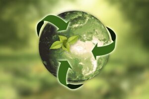 Weltkugel grün Nachhaltigkeit