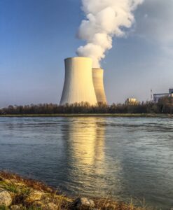 Atomkraft davor ein Fluss